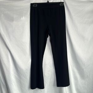 Bcbgmaxazria straight leg black dress slacks